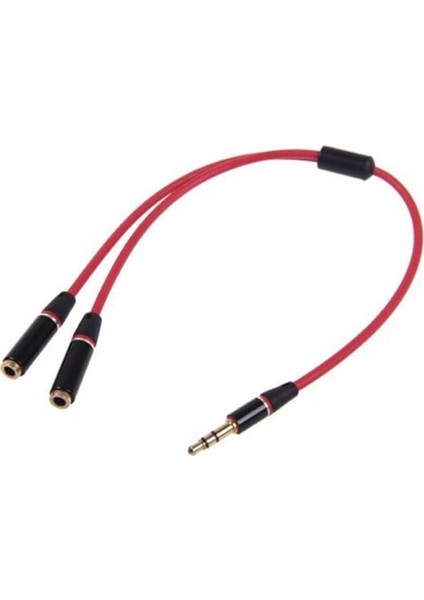 3.5mm Stereo Ses Kulaklık Çoklayıcı Kablo