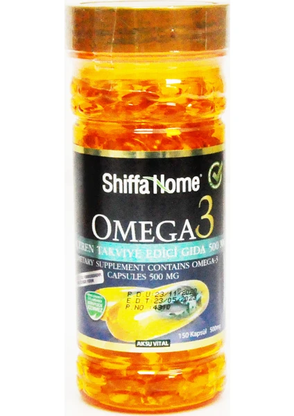 Shiffa Home Omega-3 Softgel 150 Softgel 500 mg