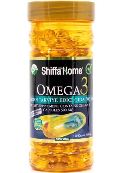 Shiffa Home Omega-3 Softgel 150 Softgel 500 mg