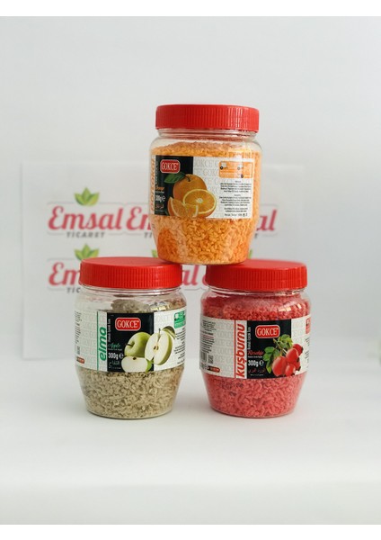 Elma+Kuşburnu+Portakal 300 gr x 3'lü