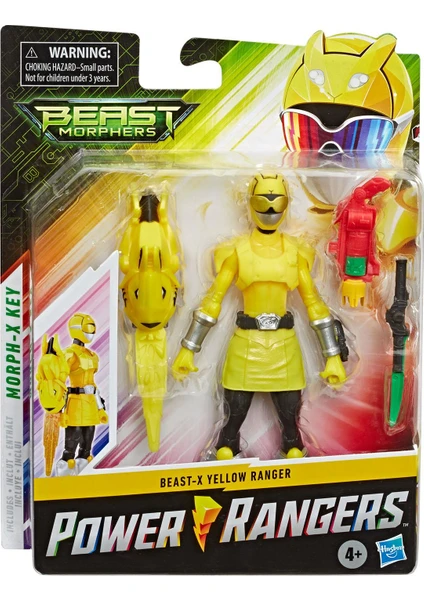 Power Rangers Beast Morphers Beast-X Sarı Ranger Figür