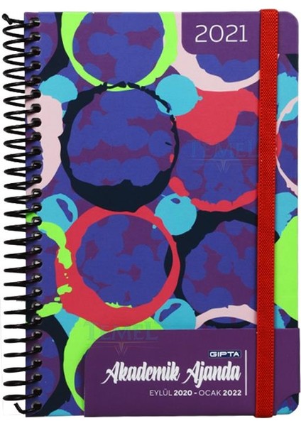 Sert Kapaklı Haftalık Akademik Ajanda No:7