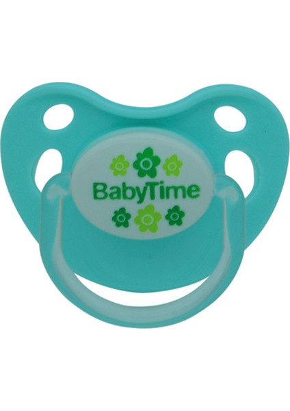 Babytime Damaklı Mat Emzik BT130-3 Yeşil