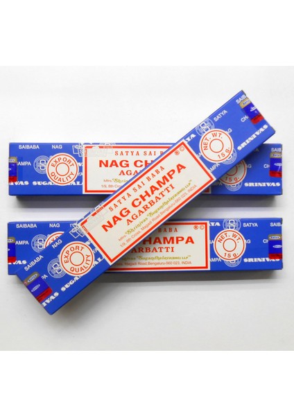 Nag Champa Tütsü Üçlü Set