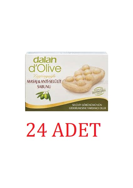 D'olive Zeytinyağlı Masaj & Anti- Sabunu 150 gr 24 Lü Koli