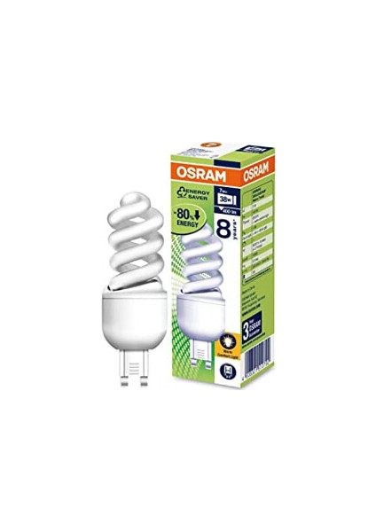 Dulux Superstar Nano Twist 7W/825 G9 - Spiral Lamba- Sarı I