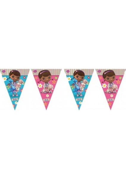 Doc Mcstuffins Üçgen Bayrak Set