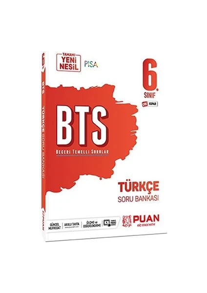 Puan Yayınları 6. Sınıf Türkçe BTS Beceri Temelli Soru Bankası