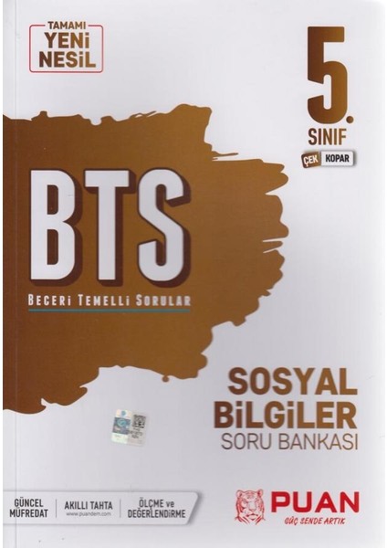 5. Sınıf Sosyal Bilgiler BTS Beceri Temelli Soru Bankası