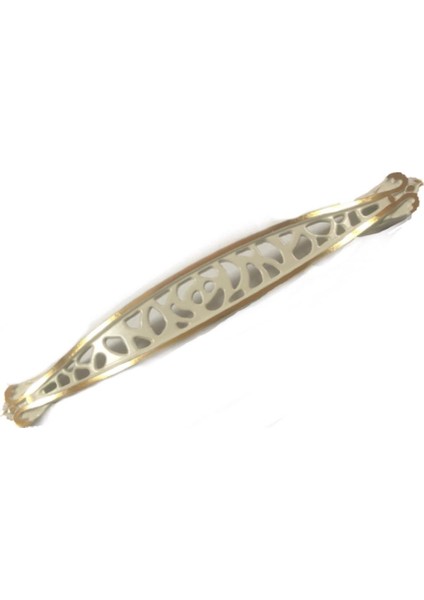 Viva Zamak Beyaz- Altın Lüks Mobilya Kulp 160 mm