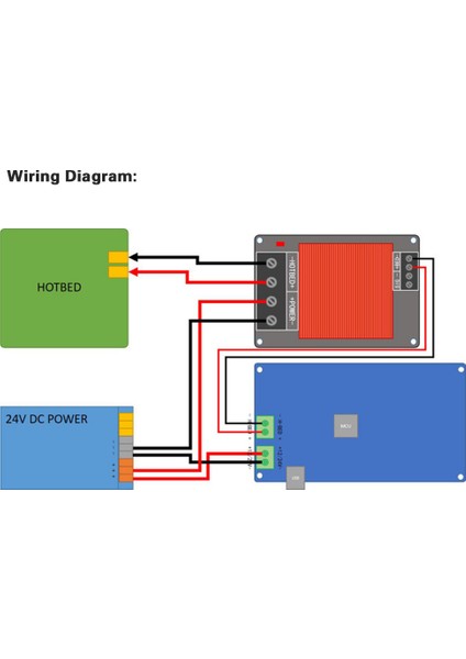 3D Yazıcı Hotbed Isıtma Kontrol Yüksek Akım Yük Mos (Yurt Dışından)