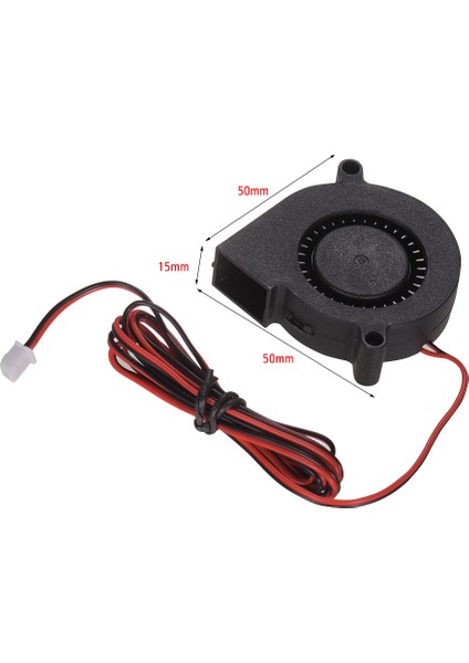 5015 Fırçasız Soğutma Blower Fan Dc 12 V 0.19A Turbo (Yurt Dışından)