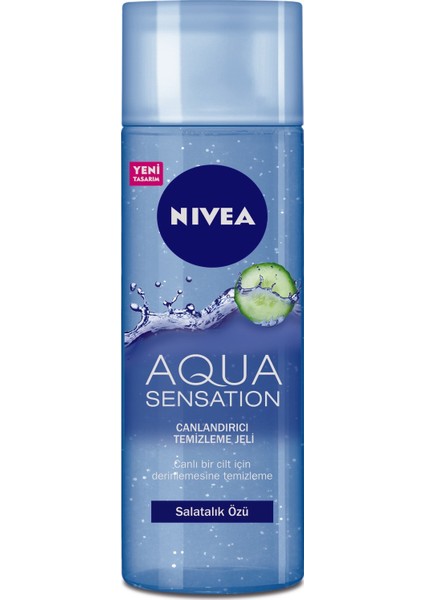 Aqua Sensation Canlandırıcı Temizleme Jeli +  Canlandırıcı Yüz Temizleme Köpüğü 150 ml