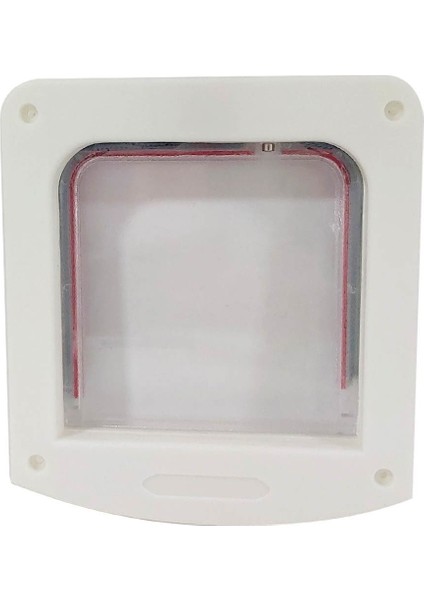 4 Yolu Kedi Köpek Kapısı 22X20X3 cm ( Pvc + Ahşap )