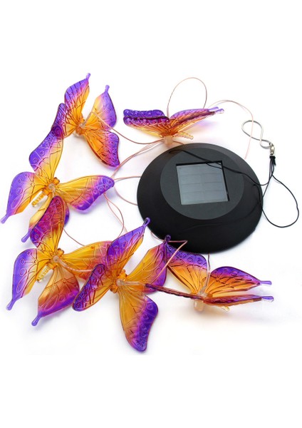 Güneş Enerjili Renkli Aydınlatma - Siyah (Yurt Dışından)