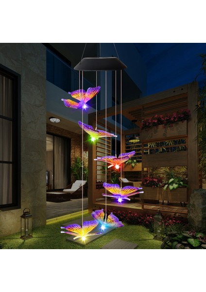 Güneş Enerjili Renkli Aydınlatma - Siyah (Yurt Dışından) fırsatları