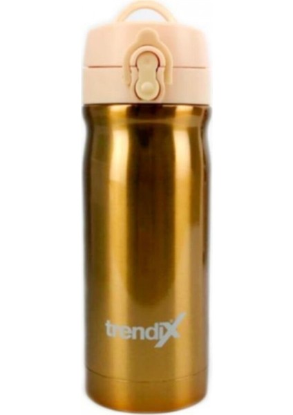 Çelik İçli Termos Matara 350 ml - Pastel Turuncu