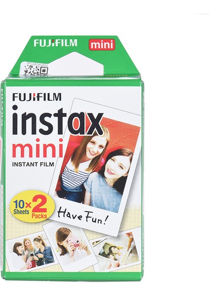 Instax Mini 20 Yaprak Beyaz Film Fotoğraf