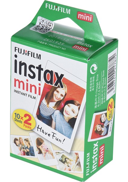 Instax Mini 20 Yaprak Beyaz Film Fotoğraf