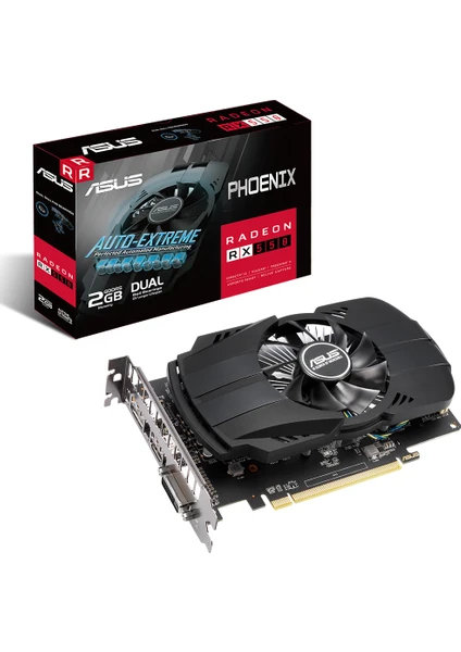 AMD Radeon RX550 2GB 64Bit GDDR5 PCI-Express 3.0 Ekran Kartı (PH-550-2G)