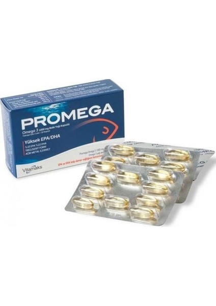 Promega Omega 3 1000 mg 30 Kapsül
