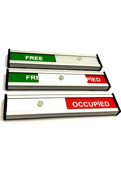 Free- Occupied Tabelası Kapı Isimliği Yönlendirme Levhası Sürgülü fiyatları