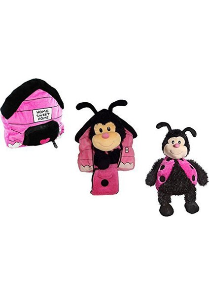 Happy Nappers - 2 In 1, Peluş Uğur Böceği ve Ev-Yastık Birarada.. fırsatları