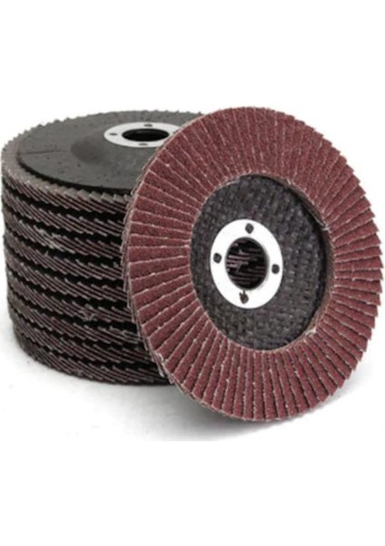 Metal Ahşap Flap Disk Zımpara 80 Kum 115X22 mm