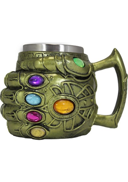Thanosun Eldiveni 3D Çelik Kupa Bardak