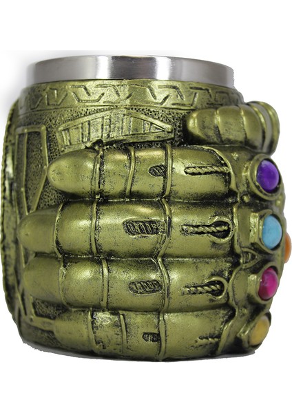 Thanosun Eldiveni 3D Çelik Kupa Bardak
