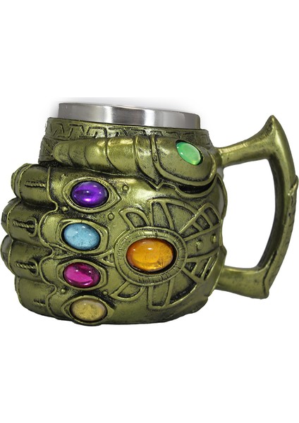 Thanosun Eldiveni 3D Çelik Kupa Bardak