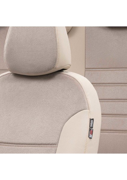 Honda City 2006-2008 Özel Üretim Koltuk Kılıfı London Design Bej modelleri