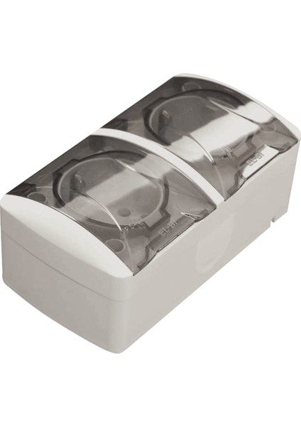 El-Bi Eva Topraklı Priz+Topraklı Prz Kombine