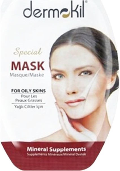 Special Yağlı Ciltler Için Tek Kullanımlık Maske
