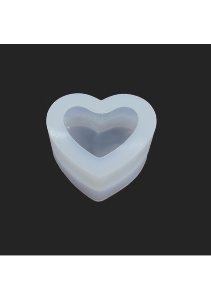 Kalp Reçine Epoksi ve Sabun Kalıbı - Büyük Boy -Kod:137