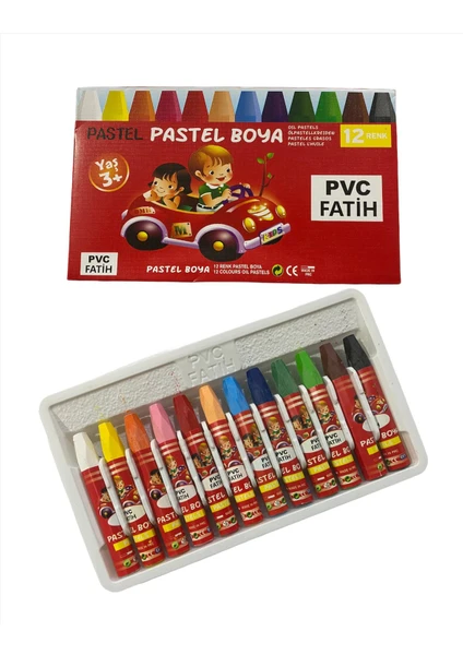 Pastel Boya Pvc 12 Renk