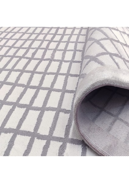 Halı Tarz 4929A 80 x 150 cm Gri Beyaz Kesme Halı fırsatları