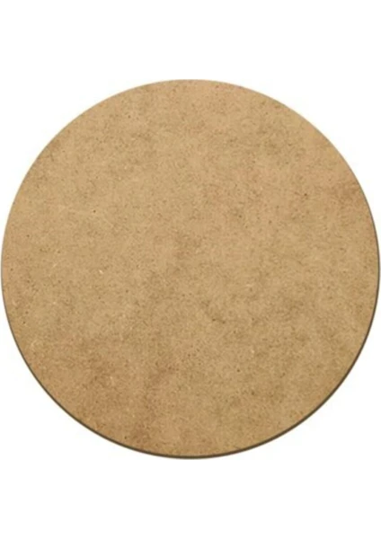 Ham Mdf Duralit Daire Plaka Supla - 6 Adet - 33 cm Çap 3 mm 2.7 mm Supladaire