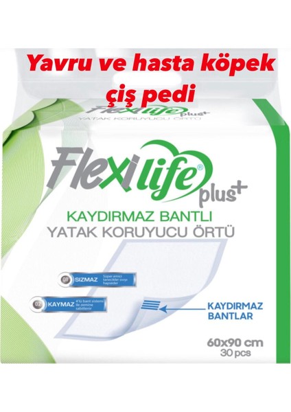 Life Kaydırmaaz Bantlı Köpek Çiş Pedi 60X90 30 Lu