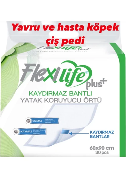 Life Kaydırmaaz Bantlı Köpek Çiş Pedi 60X90 30 Lu