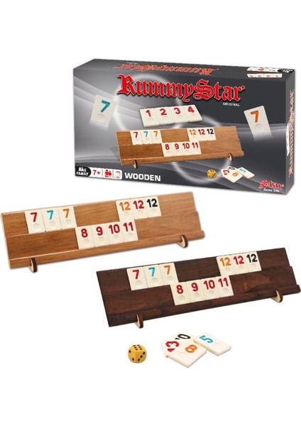 Rummystar Ahşap Okey Takımı