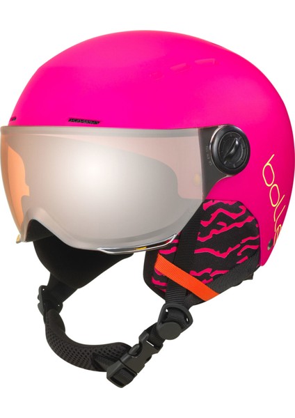 Quız Vısor Çocuk Kask 31766  52-55 Cm Pembe