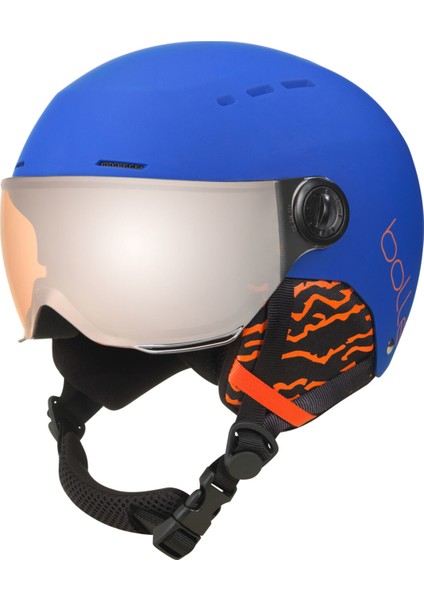 Quız Vısor Çocuk Kask 31768  52-55 Cm Mavi