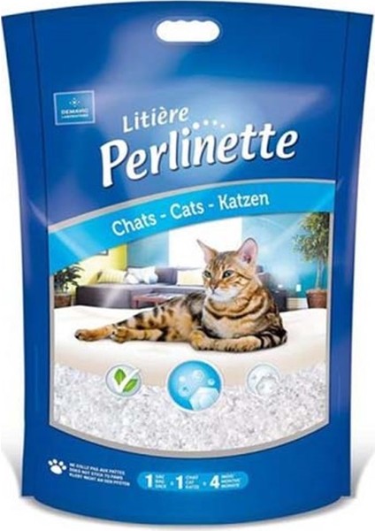 Perlinette Cat Irregular Kalın Taneli Silica Kedi Kumu 1,8 kg 4,4 Lt