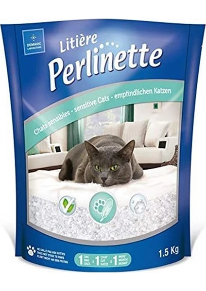 Perlinette Sensitive Hassas Kristal Kedi Kumu 1.5 kg