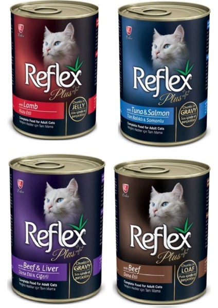 Karışık Kedi Konservesi 400 gr x 24 Adet