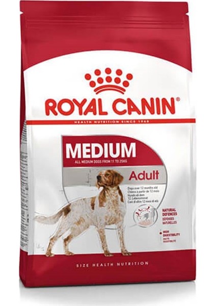 Medium Adult Yetişkin Köpek Maması 15 kg