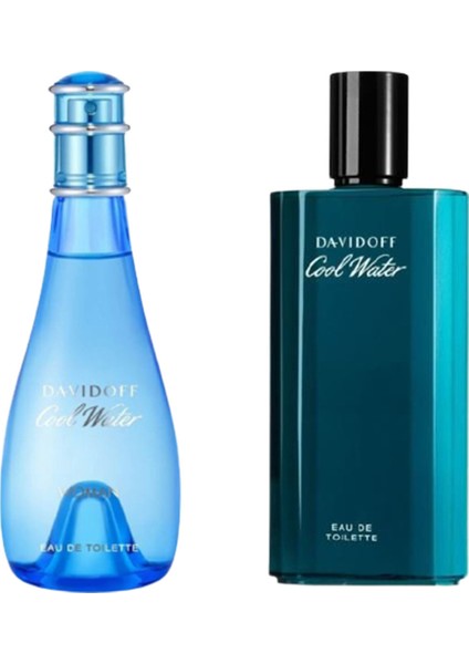 Cool Water Woman Edt 100 ml + Davidoff Cool Water Edt 125 ml