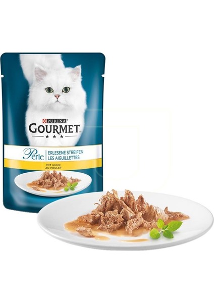 Gourmet Perle Izgara Tavuklu Konserve 85 gr x 12 Adet