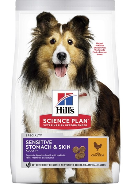 Sensitve Skin Tavuklu Hassas Yetişkin Köpek Maması 14 kg